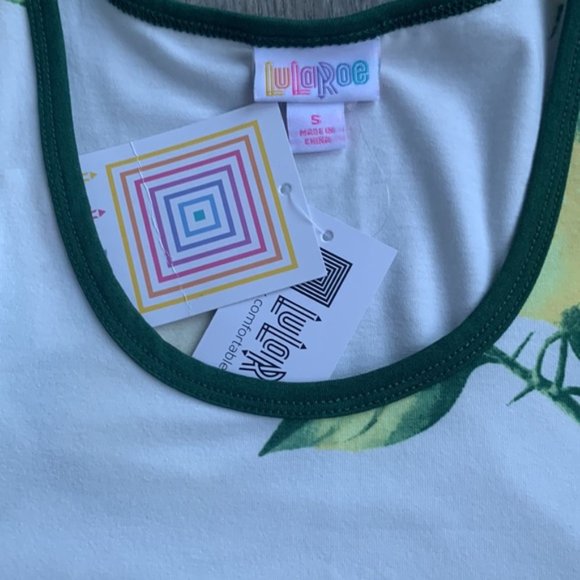 NWT! Lula Roe lemon swing tank top - Picture 2 of 3